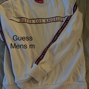 Guess Men's White Sweater
